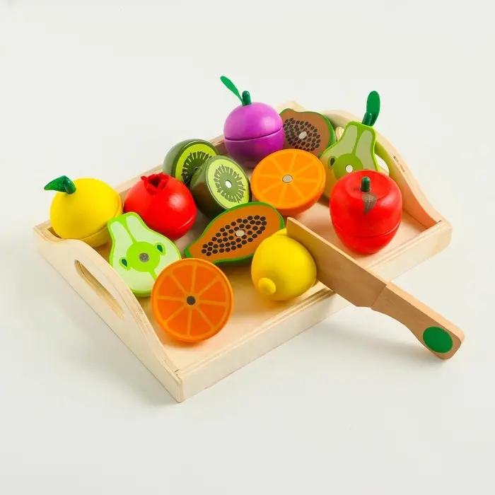 Игровой набор продуктов &laquo;Солнечные фрукты&raquo;, на подносе