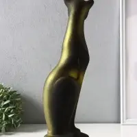 Фигура керамика &laquo;Кошка Багира&raquo;, 37 см, чёрный