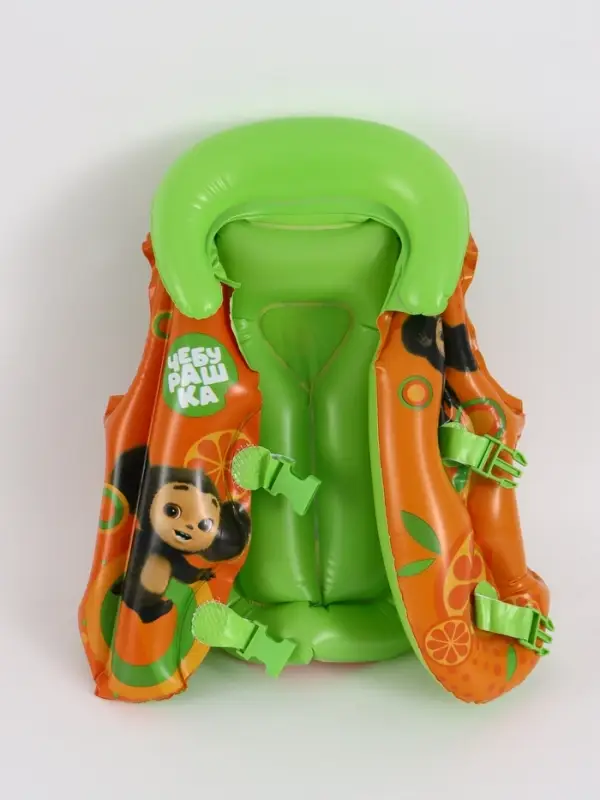 Жилет надувной для плавания детский, Чебурашка