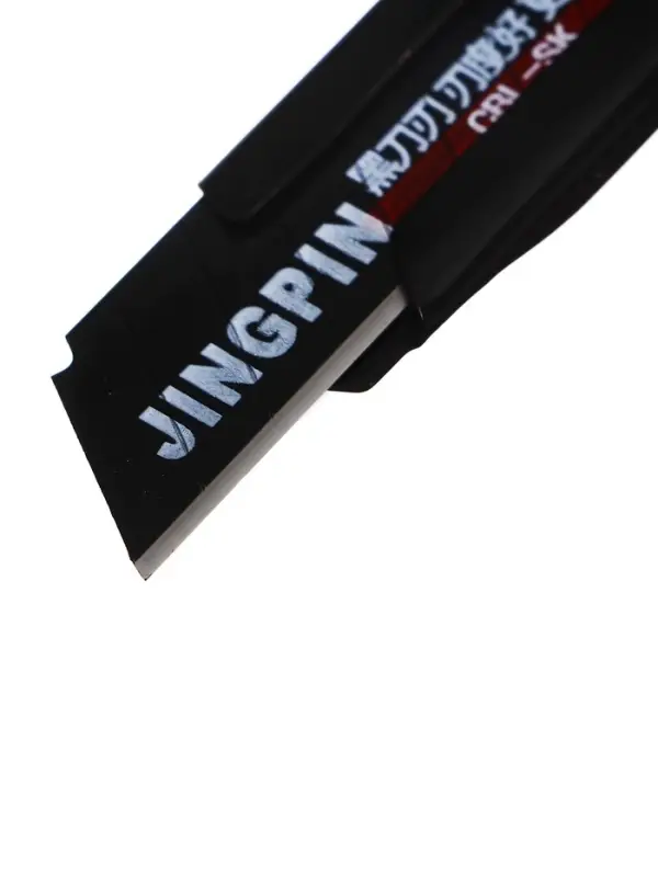 Нож канцелярский 18 мм корпус, чёрное лезвие, МИКС