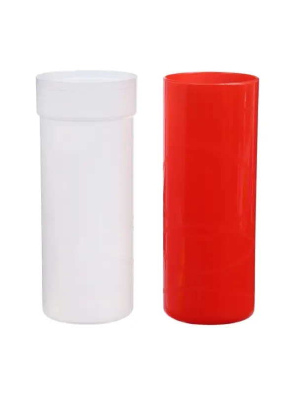 Пенал - тубус Calligrata, 40&times;195 мм, пластиковый, МИКС