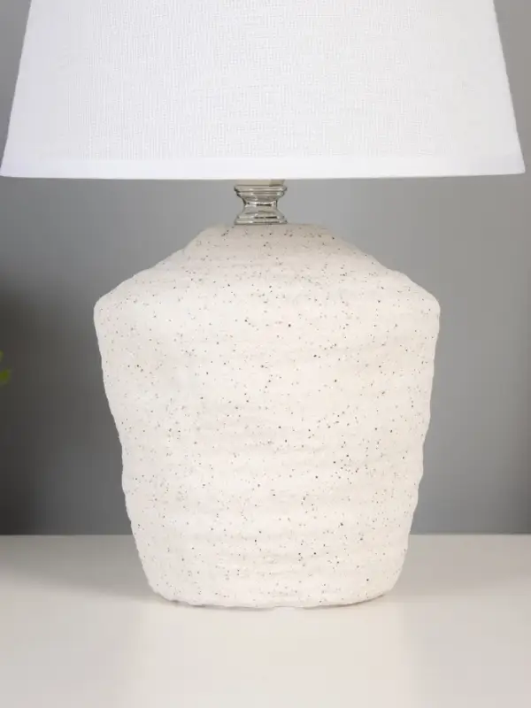 Лампа настольная Лампа настольная "Песочные замки" 1х40Вт Е14 белый 21х21х32 см RISALUX