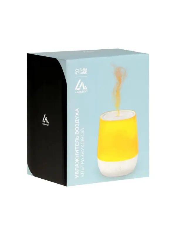 Увлажнитель воздуха Luazon HM-16, ультразвуковой, 125 мл, 1 Вт, USB Type-C, белый