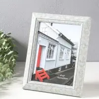 Фоторамка пластик 15х20 см "Марокканская мозаика" оттенки голубого 25х20х2 см