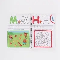 Книга многоразовая &laquo;Изучаем буквы&raquo;, 40 стр., 2 маркера, Три кота