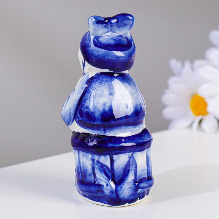 Сувенир "Баба Яга", 12х6 см, гжель