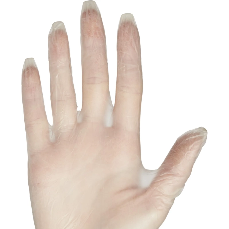 Перчатки одноразовые виниловые, н/о, прозр. MediOk (L), 50п/уп 4гр.,ПС