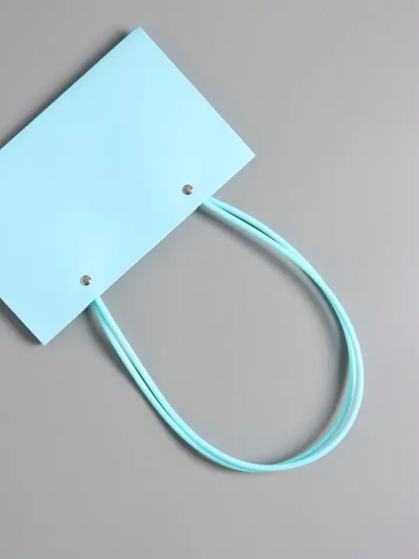 Сумка для цветов влагостойкая, тиффани, 22x10.5x13.5 см Сумка для цветов влагостойкая, тиффани, 22x10.5x13.5 см