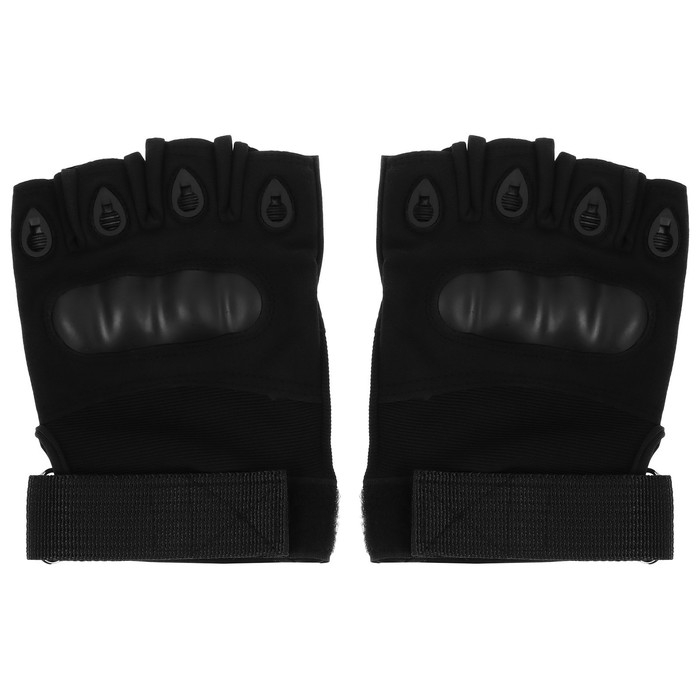 Перчатки тактические ONLYTOP, без пальцев, р. XL, цвет чёрный