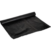 Мешки для мусора ПВД 160л 25 мкм, черные 78х106 см 10 шт/рул Элементари
