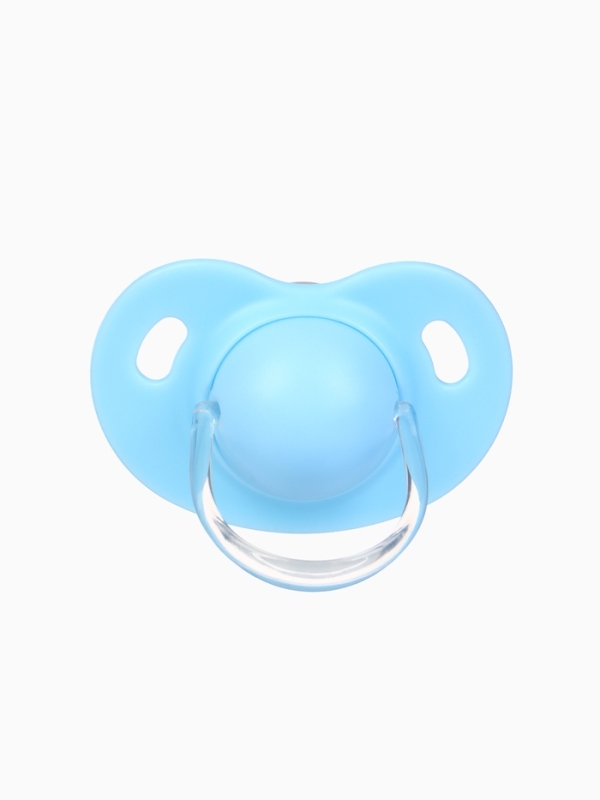 Соска-пустышка ортодонтическая, силикон, от 6 мес., с колпачком, цвет голубой микс Соска-пустышка ортодонтическая, силикон, от 6 мес., с колпачком, цвет голубой микс