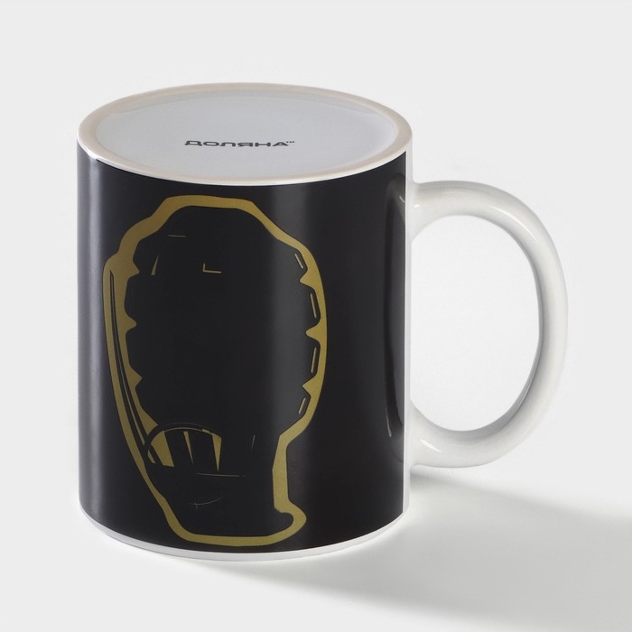 Кружка-хамелеон керамическая Доляна «Вооружение», 350 мл Кружка-хамелеон керамическая Доляна «Вооружение», 350 мл