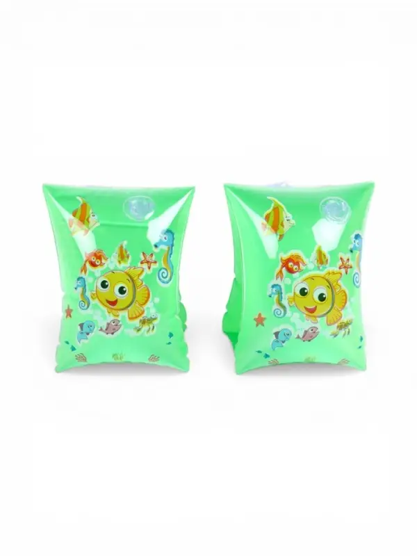 Нарукавники для плавания, размер S, цвет зеленый