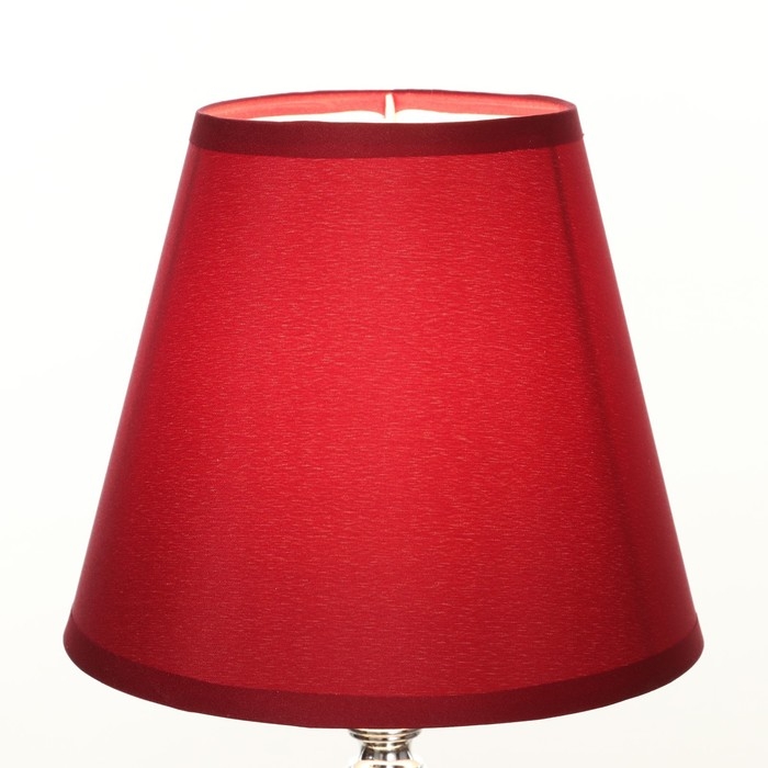 Абажур Е14 бордовый 15,5х15,5х13,7 см Абажур Е14 бордовый 15,5х15,5х13,7 см