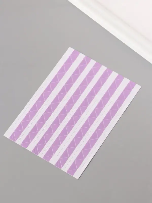 Набор уголков с кармашком для фотографий 102 уголка "Сиреневые" 10,3х14,8 см