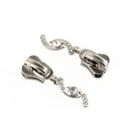 Бегунок для молнии &laquo;Трактор&raquo;, №8, &laquo;Сияние&raquo;, 10 шт., цвет никель