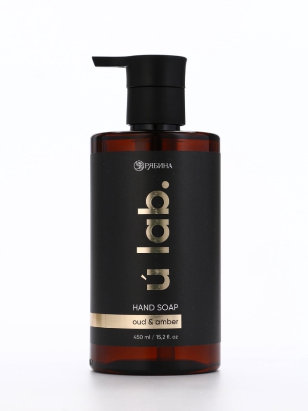 ULAB Жидкое мыло для рук "Уд и амбра", 450 мл