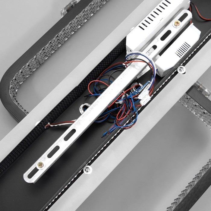 Люстра с ПДУ Люстра с ПДУ "Тильда" 2хLED 88Вт 3000-6000К RGB черный золотой 60х35х16см