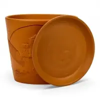 Горшок цветочный с поддоном 4,75 л, d22/h20 см терр-т керамика, "Голландия" (М)