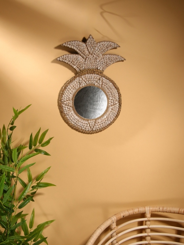 Зеркало настенное 32х50 см (декорировано ракушкой)