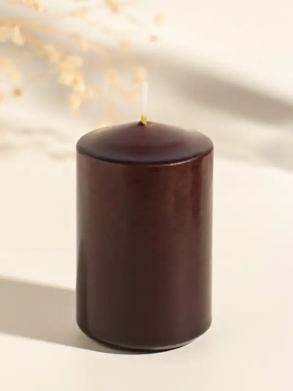 Свеча пасхальная столбик "Христос Воскресе" 5х8 см