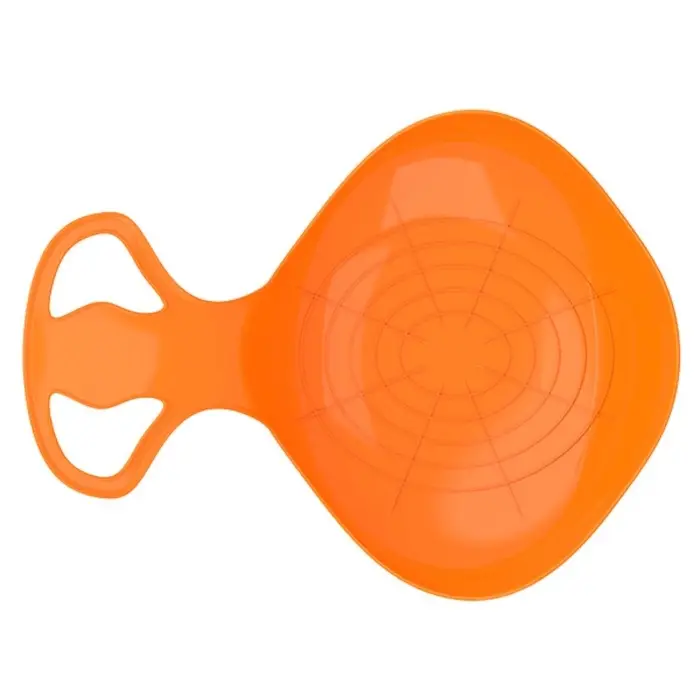 Санки-ледянки «Скороход», оранжевые 65х42см