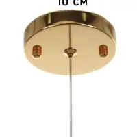 Светильник &laquo;Кейт&raquo; 1&times;40 Вт Е27 золото 14.5&times;14.5&times;27+100 см