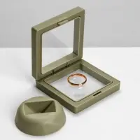 Подставка для украшений &laquo;QF. Ромб&raquo;, 7&times;3&times;7 см, зелёная