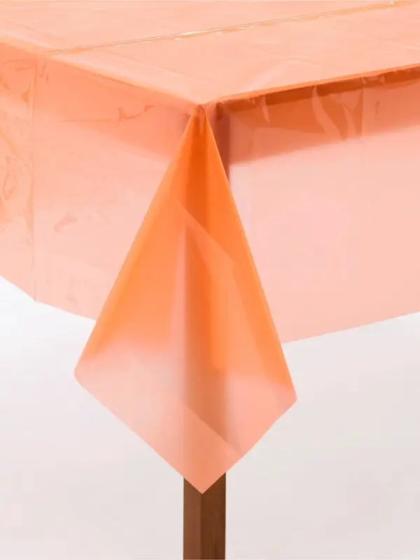 Скатерть 137*183см, флюорисцентная, цвет оранжевый