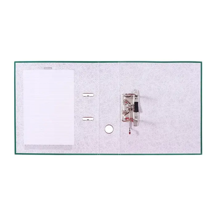 Папка&ndash;регистратор А4, корешок 70 мм, ErichKrause Granite, с арочным механизмом, зеленая, до 450 листов