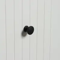 Ручка-кнопка CAPPIO RK148, d=30 мм, цвет черный, 8 шт.