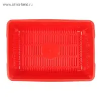 Туалет глубокий с сеткой 36&times;25&times;9 см, красный