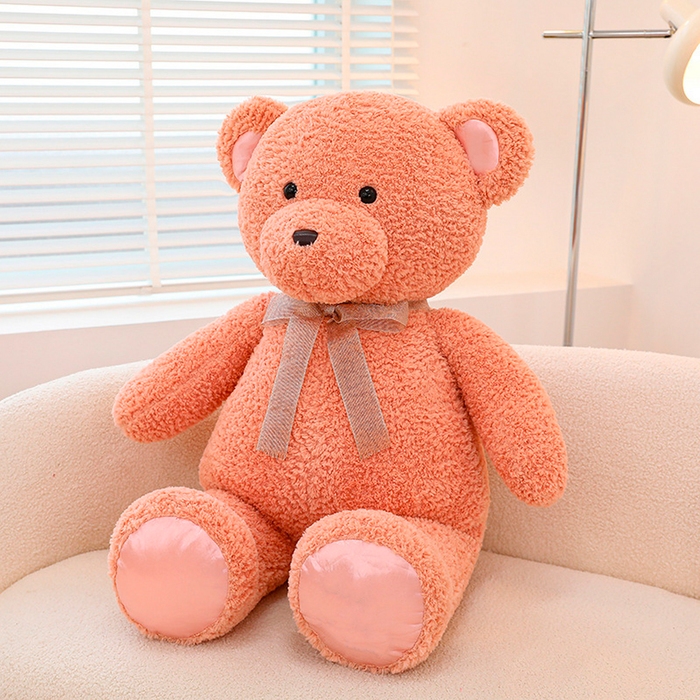 Мягкая игрушка  Мягкая игрушка "Медведь" с бантиком, 90 см, цвет розовый