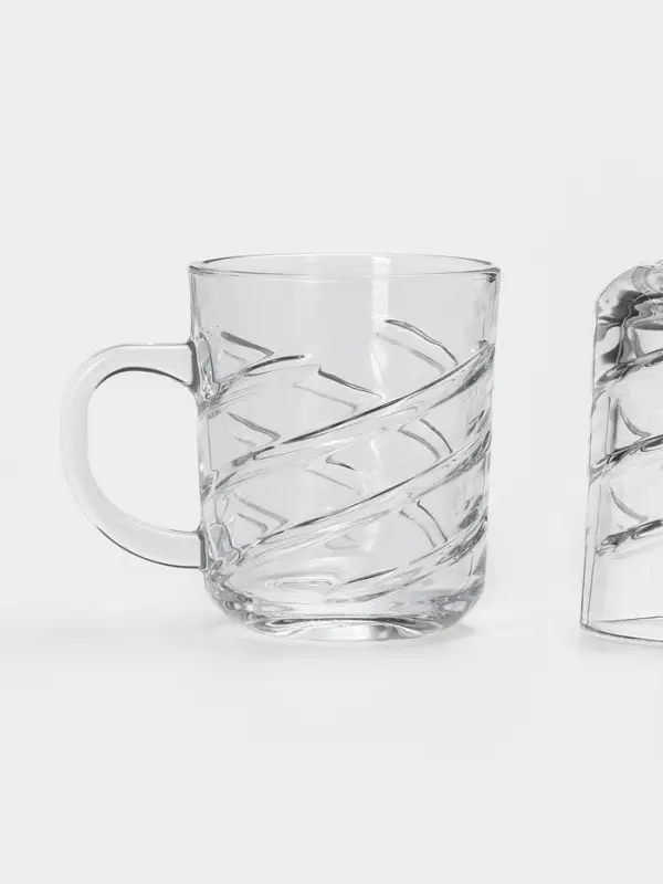 Набор кружек Lord-Line, 170 мл, 6 шт., стекло, прозрачный