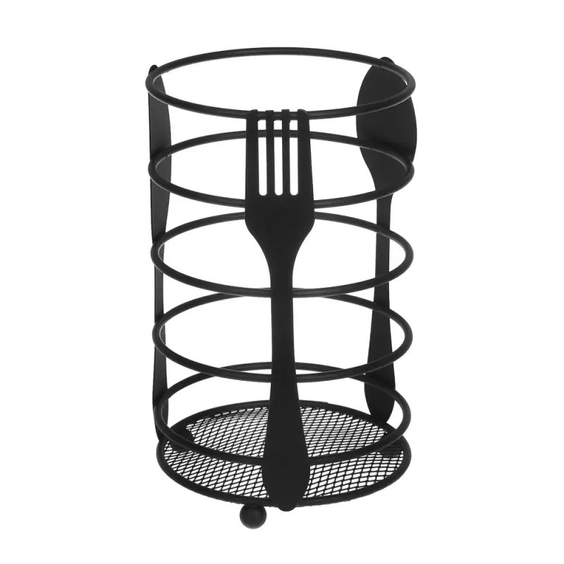 Подставка для столовых приборов тм VETTA Кухня, 10х10х16,5см, сталь Q195, 2 цвета