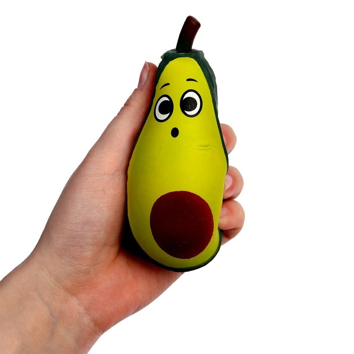 Антистресс сквиш мялка «Авокадо», с песоком, в шоубоксе, тянучка Антистресс сквиш мялка «Авокадо», с песоком, в шоубоксе, тянучка