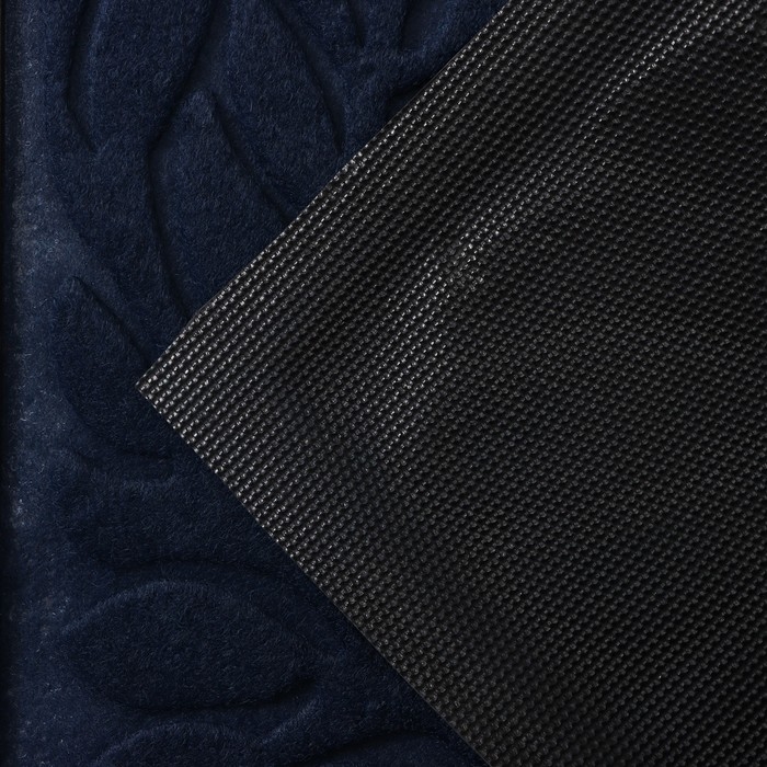 Коврик придверный Доляна Welcome, с окантовкой, влаговпитывающий, 40&times;60 см, цвет МИКС