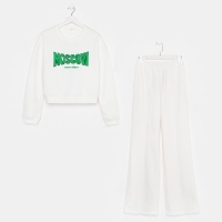 Костюм женский (джемпер и брюки) MIST Moscow, р. 40-42, молочный