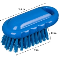Щетка HACCPER д/разделочных досок, поверхн жесткая 124мм синяя 4301B (КНР)