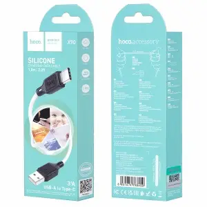 Кабель X90 HOCO USB на Type-C 1M 3A белый