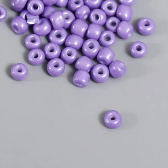 Бисер круглый 6/0 в бутылочке  Бисер круглый 6/0 в бутылочке "Глициния" 20 гр