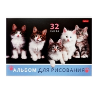 Альбом д/рис А4 32л на скобе Hatber "Ассорти. Выпуск №4", обл мел карт, офсет, 5В МИКС