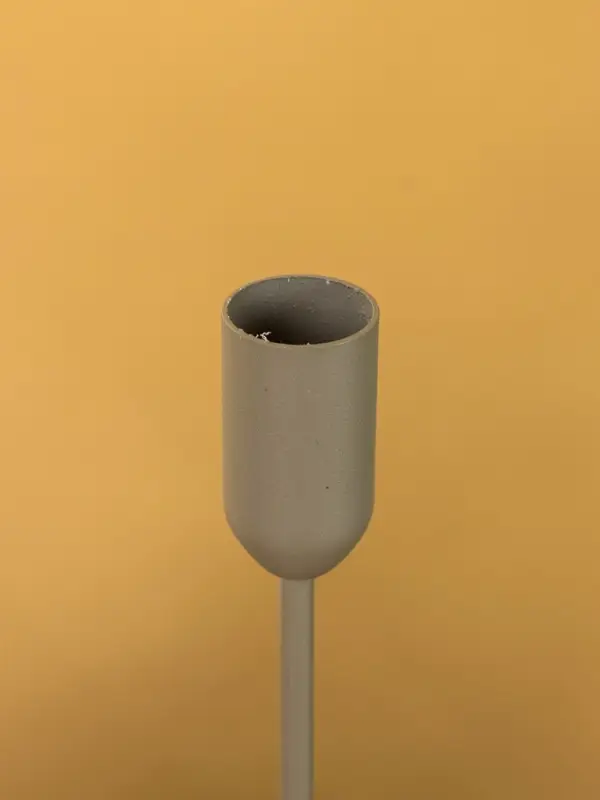 Подсвечник на 1 свечу текстурный  Подсвечник на 1 свечу текстурный "Графитовый" 8х8х25,5 см