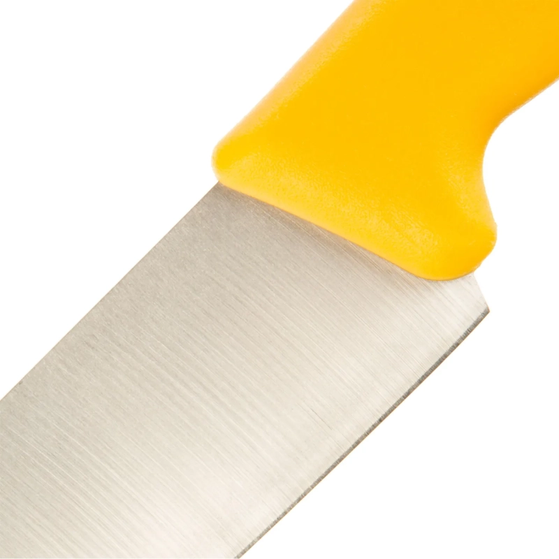 Нож универсальный  лез 200 мм  толщ 2 мм  3Cr13   жел пластиковая ручка