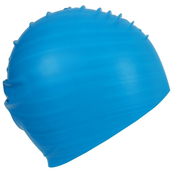 Шапочка для плавания взрослая ONLYTOP, резиновая, обхват 54-60 см Шапочка для плавания взрослая ONLYTOP, резиновая, обхват 54-60 см