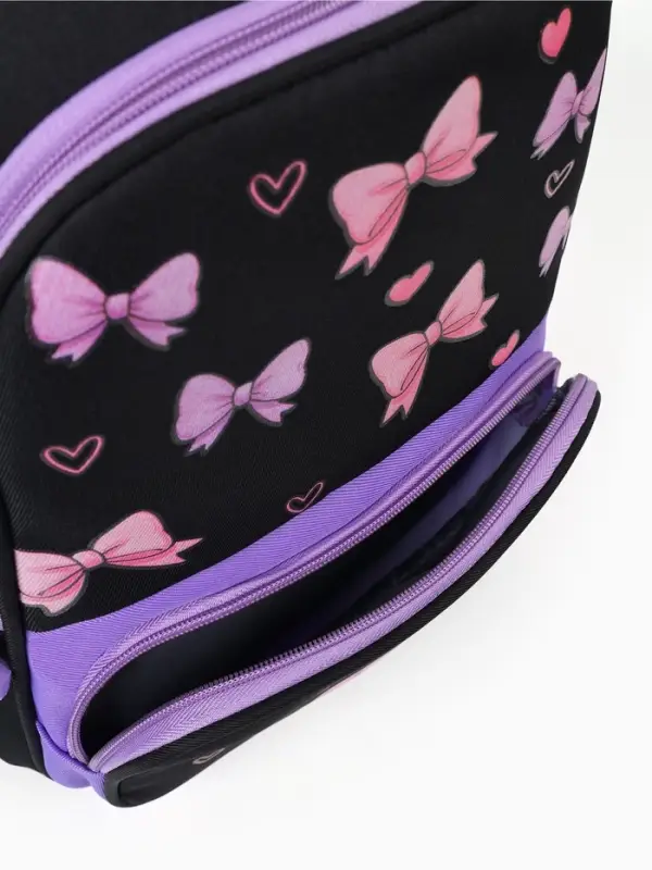 Рюкзак школьный, с эргономичной спинкой &laquo;Бантик&raquo;