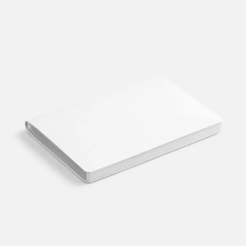 Ежедневник Nebraska Flex, недатированный, белый с серебристым Ежедневник Nebraska Flex, недатированный, белый с серебристым