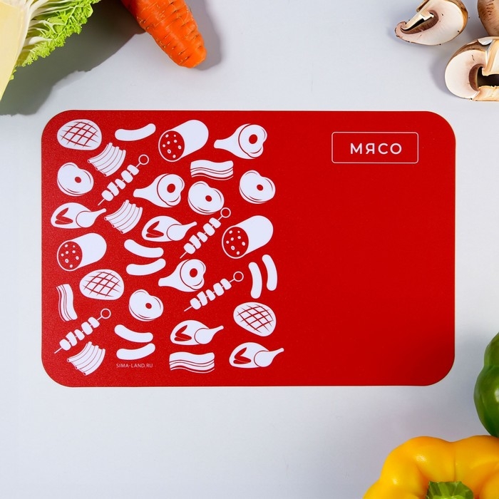 Доска разделочная, набор 4 шт., пластик «Ассорти», 30х20 см Доска разделочная, набор 4 шт., пластик «Ассорти», 30х20 см