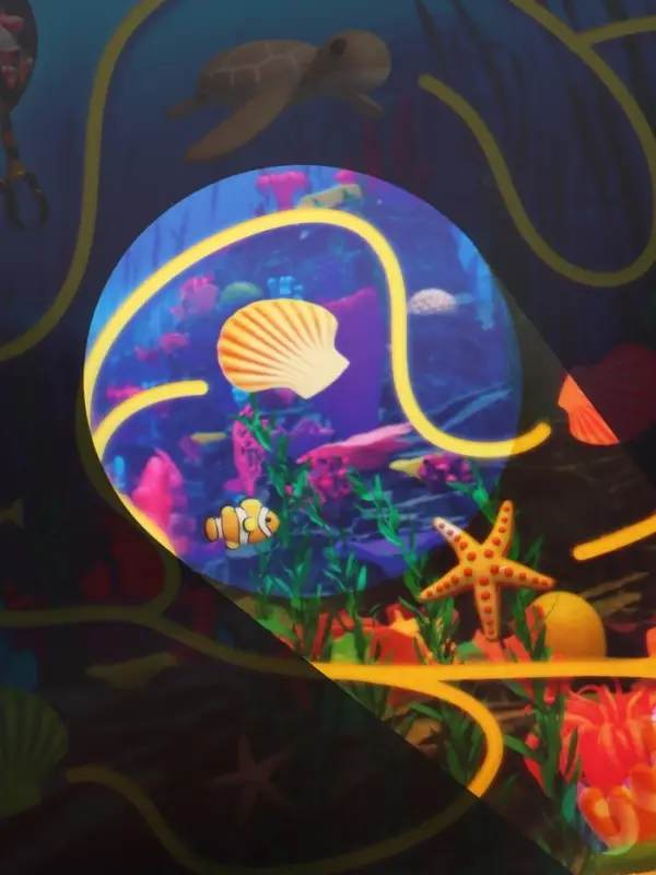 Книга с волшебным фонариком Книга с волшебным фонариком "Весёлые приключения", Буба