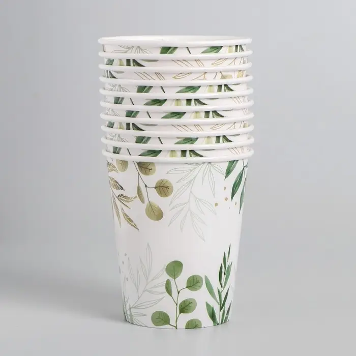 Стакан одноразовый бумажный «Природа», 250 мл